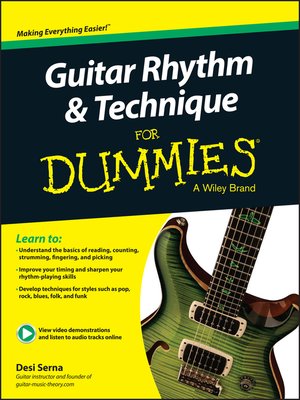 cover image of Guitar Rhythm and Technique For Dummies